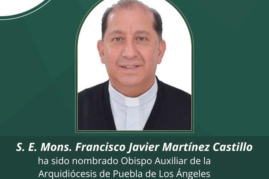 Papa nombra nuevo Obispo para México; será auxiliar de la Arquidiócesis de Puebla