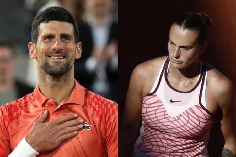 Djokovic y Sabalenka se mantienen en la cima del tenis mundial