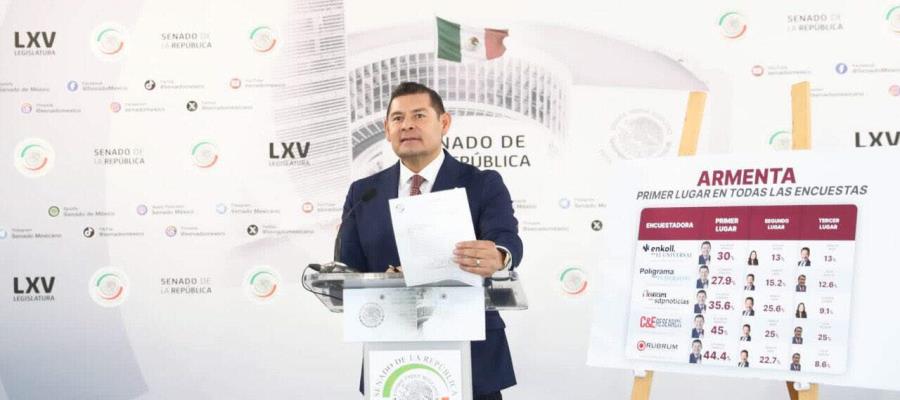 Solicita Armenta licencia en Senado para buscar la candidatura al gobierno de Puebla