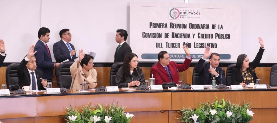 Aprueba Comisión de Hacienda Ley de Ingresos 2024