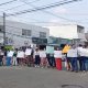 Bloquean Méndez trabajadores del Poder Judicial; preparan 2 marchas en Villahermosa