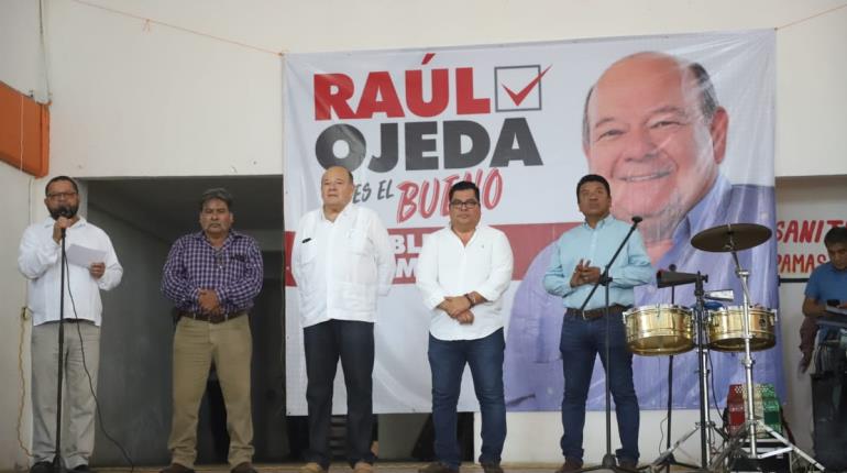 Encabeza Raúl Ojeda asambleas informativas en Cárdenas, Jalapa y Tacotalpa