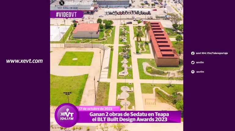 Ganan 2 obras de Sedatu en Teapa el BLT Built Design Awards 2023Las obras fueron realizadas a través del Programa de Mejoramiento Urbano