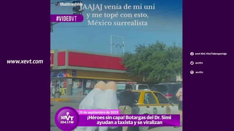 Botargas del Doctor Simi se convierten en héroes al ayudar a taxista en Monterrey