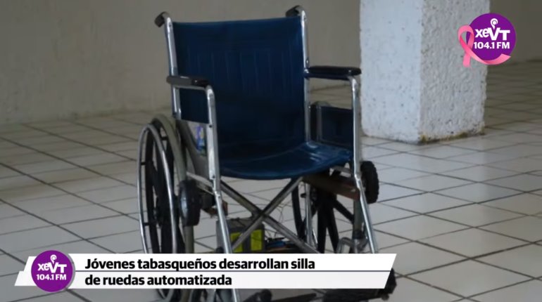 Tabasqueños desarrollan silla de ruedas automatizada