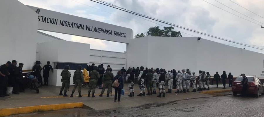 Niega INM vigilar a migrantes en Tabasco con armas de fuego