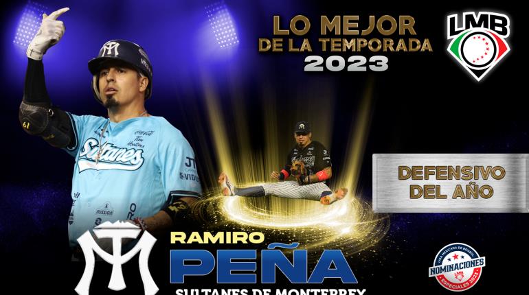 Ramiro Peña es designado el Defensivo del Año de la temporada 2023 de LMB