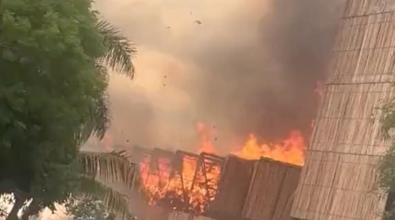 Se incendia Museo del Parque del Jaguar en Tulum, obra complementaria al Tren Maya