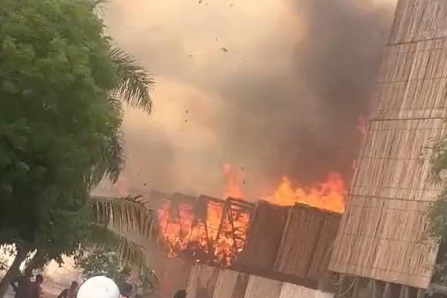 Se incendia Museo del Parque del Jaguar en Tulum, obra complementaria al Tren Maya