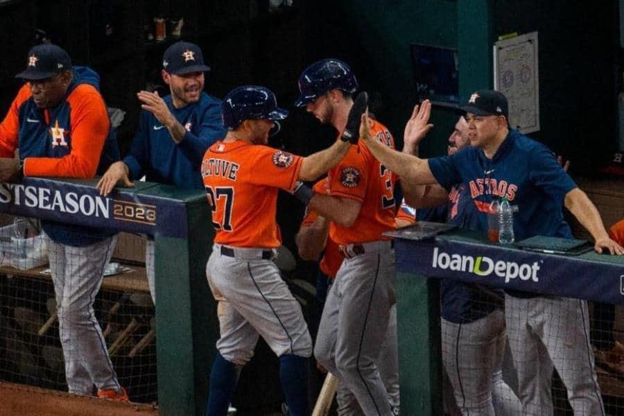 Astros empata la serie de campeonato de la Liga Americana y Arizona respira en la Nacional