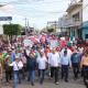 "Ahí les encargo en la encuesta" dice May a militantes durante recorrido en Cárdenas