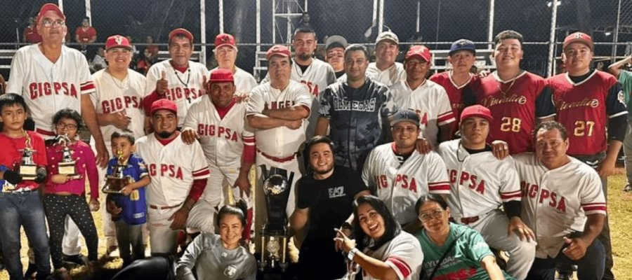 CICPSA se corona campeones de la Liga Tabasqueña de Softbol 3ra premier 