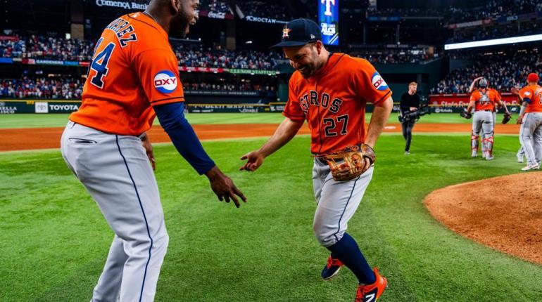 Astros le da la vuelta a Rangers y Arizona empata serie con Filis