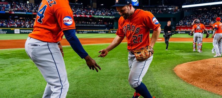 Astros le da la vuelta a Rangers y Arizona empata serie con Filis