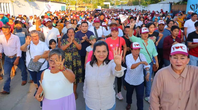 La suma es la fortaleza para continuar con la transformación, dice Osuna desde Nacajuca