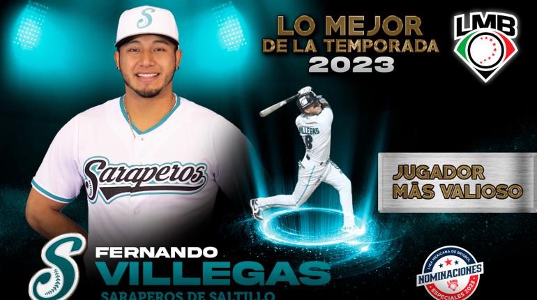 Fernando Villegas el Jugador Más Valioso de la temporada 2023 de la LMB