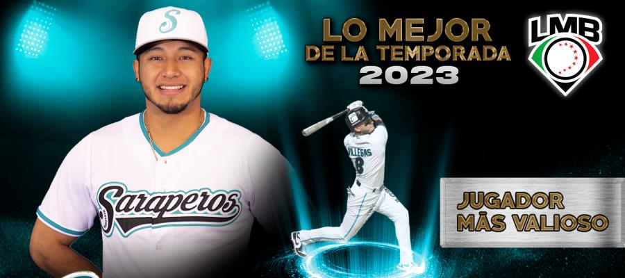 Fernando Villegas el Jugador Más Valioso de la temporada 2023 de la LMB