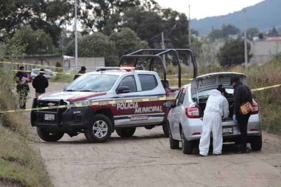 Hallan 10 bolsas con restos humanos en Amozoc, Puebla