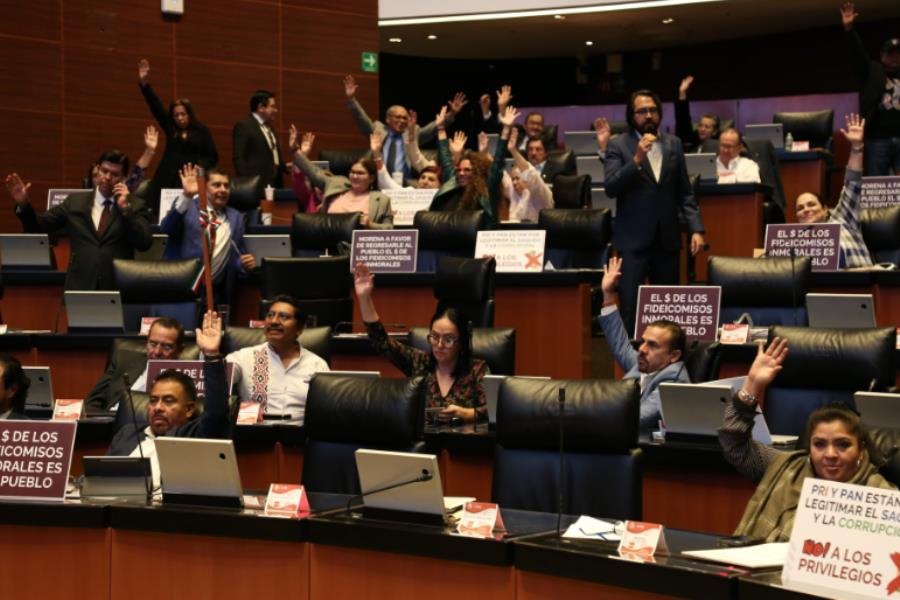 Aprueba Senado, en lo general, eliminación de fideicomisos del PJF