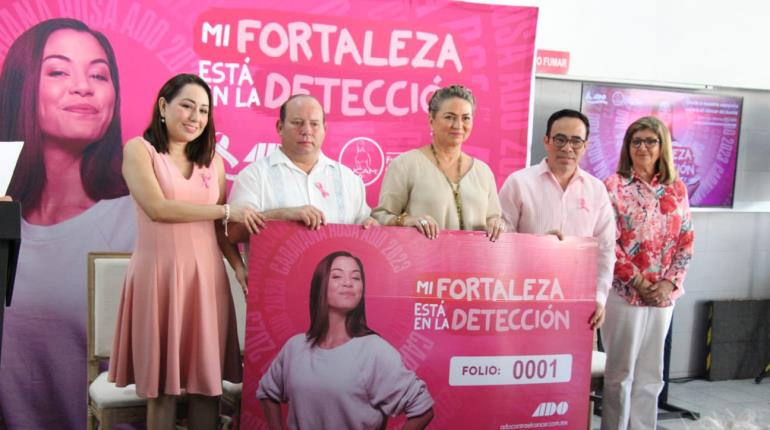 Lanza ADO campaña ´Caravana Rosa´ contra cáncer de mama