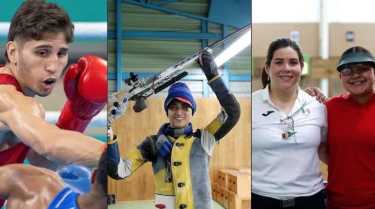 México gana medallas de oro en Boxeo varonil y Pistola de aire en equipo mixto