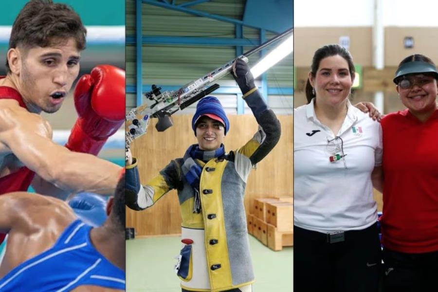 México gana medallas de oro en Boxeo varonil y Pistola de aire en equipo mixto