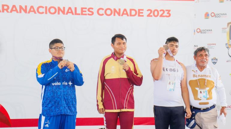 Tabasco suma 4 medallas en Paranacionales Conade 2023