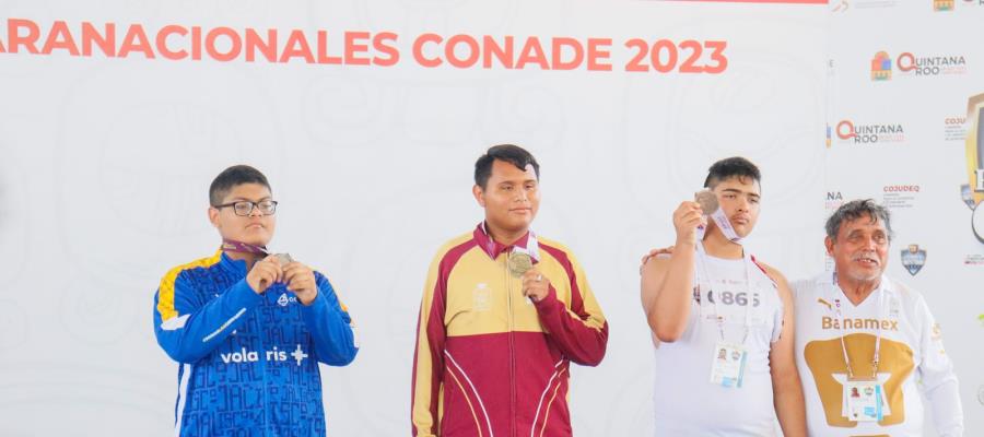 Tabasco suma 4 medallas en Paranacionales Conade 2023