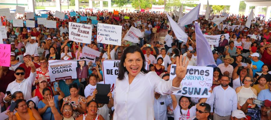 La transformación iniciada por AMLO se va a fortalecer con el trabajo de las mujeres: Osuna