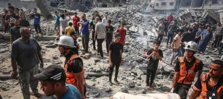 Sube a 8 mil, cifra de muertos por bombardeos de Israel en Franja de Gaza