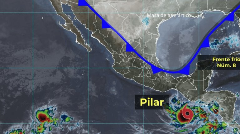 Prevé Conagua que Pilar se aleje de México entre miércoles y viernes