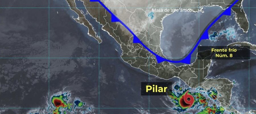 Prevé Conagua que Pilar se aleje de México entre miércoles y viernes