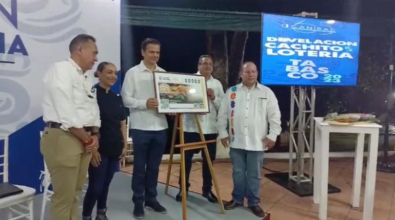 El Pejelagarto proyecta a Tabasco en boleto de Lotería Nacional