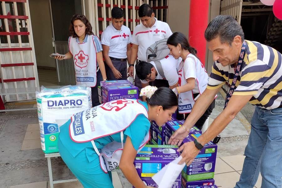 Voluntariado de Cruz Roja llama a quienes requieran pañales para adultos