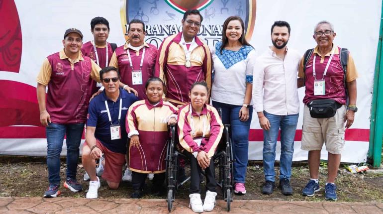 Tabasqueños culminan participación en Paranacionales con 7 medallas