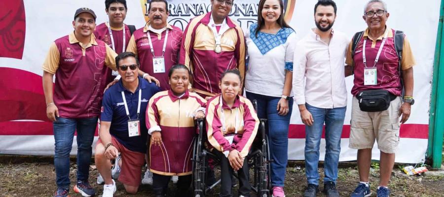 Tabasqueños culminan participación en Paranacionales con 7 medallas