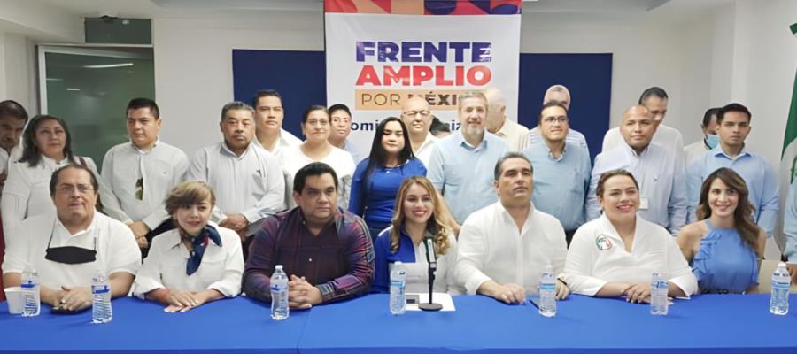 Postularía Frente Amplio a mujer en Tabasco; PRD escogería perfil