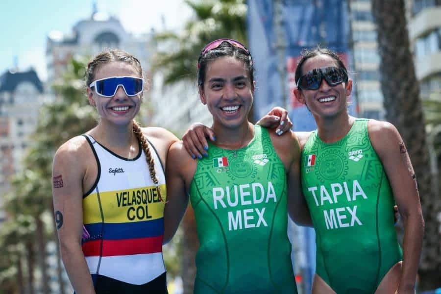 Lizeth Rueda y Crisanto Grajales, ganan oro y bronce en Triatlón de Panamericanos