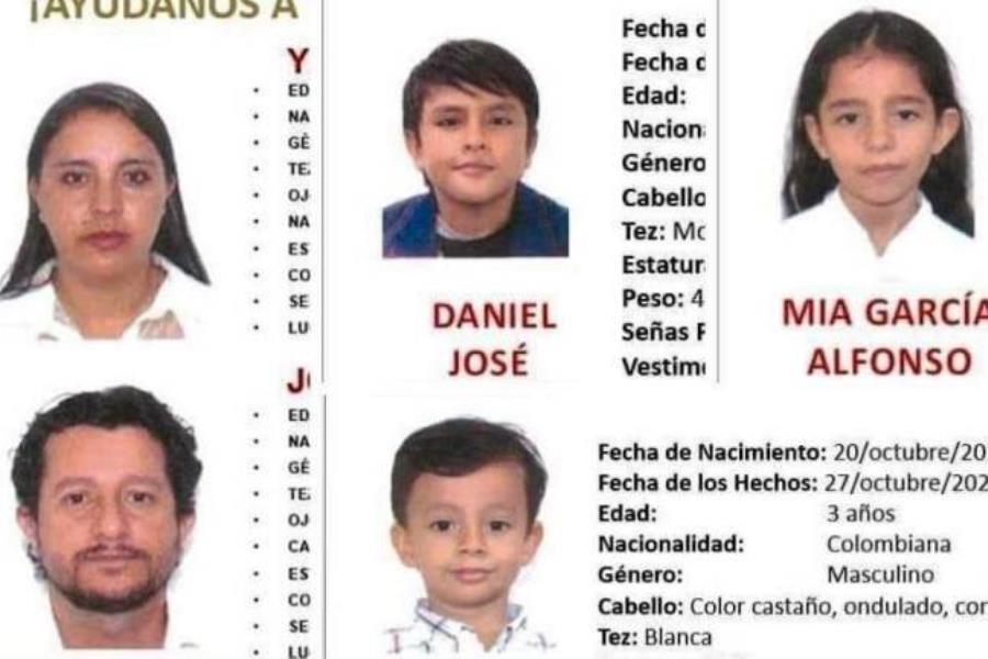 Desaparece familia colombiana en Calera, Zacatecas