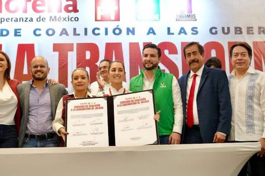 Acuerdan Morena, PT y PVEM ir juntos en elecciones en la CDMX, Jalisco, Tabasco y Yucatán