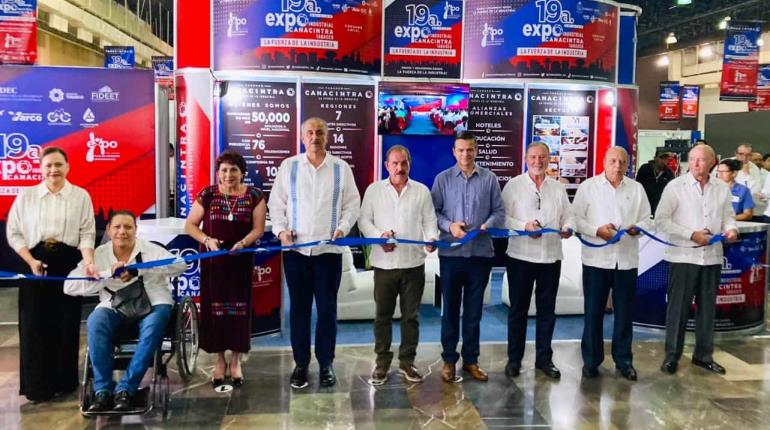 Inauguran Expo Canacintra Tabasco; promete gobierno apoyo constante a industriales de la transformación