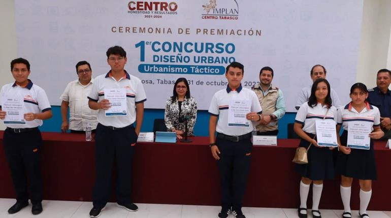 Premian a ganadores del concurso "Urbanismo Táctico para el Diseño de Pasos Peatonales" en Centro