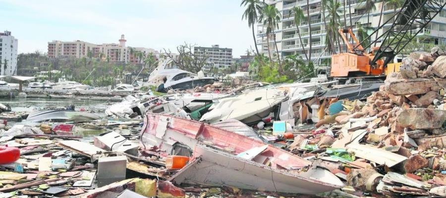 Aumentar a 100 mmdp presupuesto para reconstruir Acapulco, estima Obrador