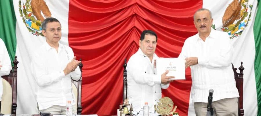 Avalan formato de 5to Informe del Gobernador Merino