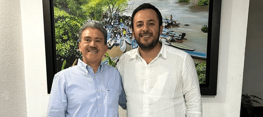 Evaristo Hernández sostiene pláticas con equipo de Marcelo Ebrard en Tabasco