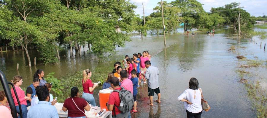 En Jalapa, lluvias han dejado afectaciones en más de 450 viviendas