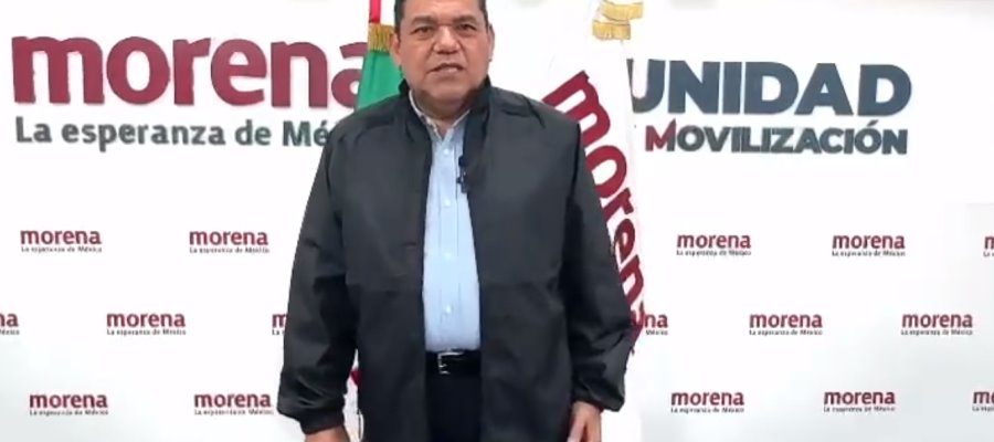 Formaliza May registro como precandidato único de Morena al Gobierno de Tabasco