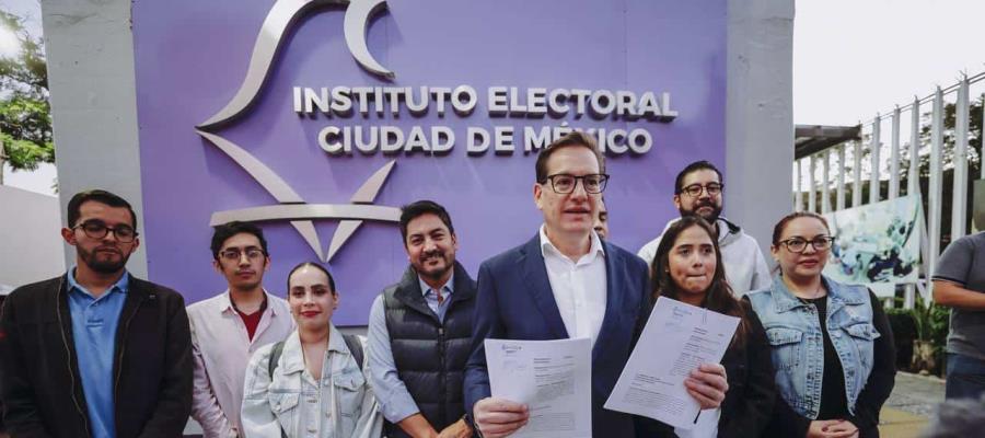 MC denuncia a Harfuch y Clara Brugada por actos anticipados de precampaña