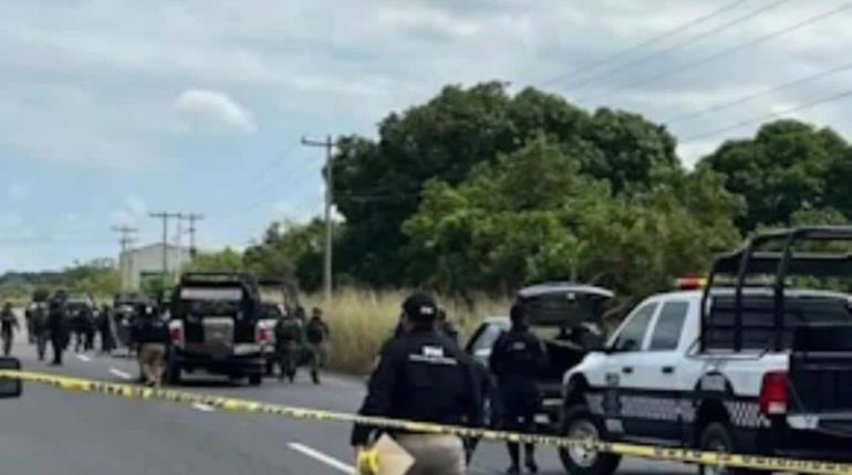 Elementos de SSP se enfrentan a balazos contra presuntos delincuentes en la Santa Fe-Paso del Toro, Veracruz