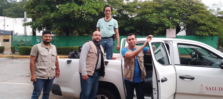 Envía Salud Tabasco brigada a Acapulco para apoyar tras el paso de Otis